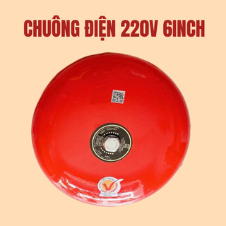 [Chuông không dây] Thiết bị Chuông điện 220V-6INCH + NÚT NHẤN | Phù hợp Nhà ở, văn phòng, trường học