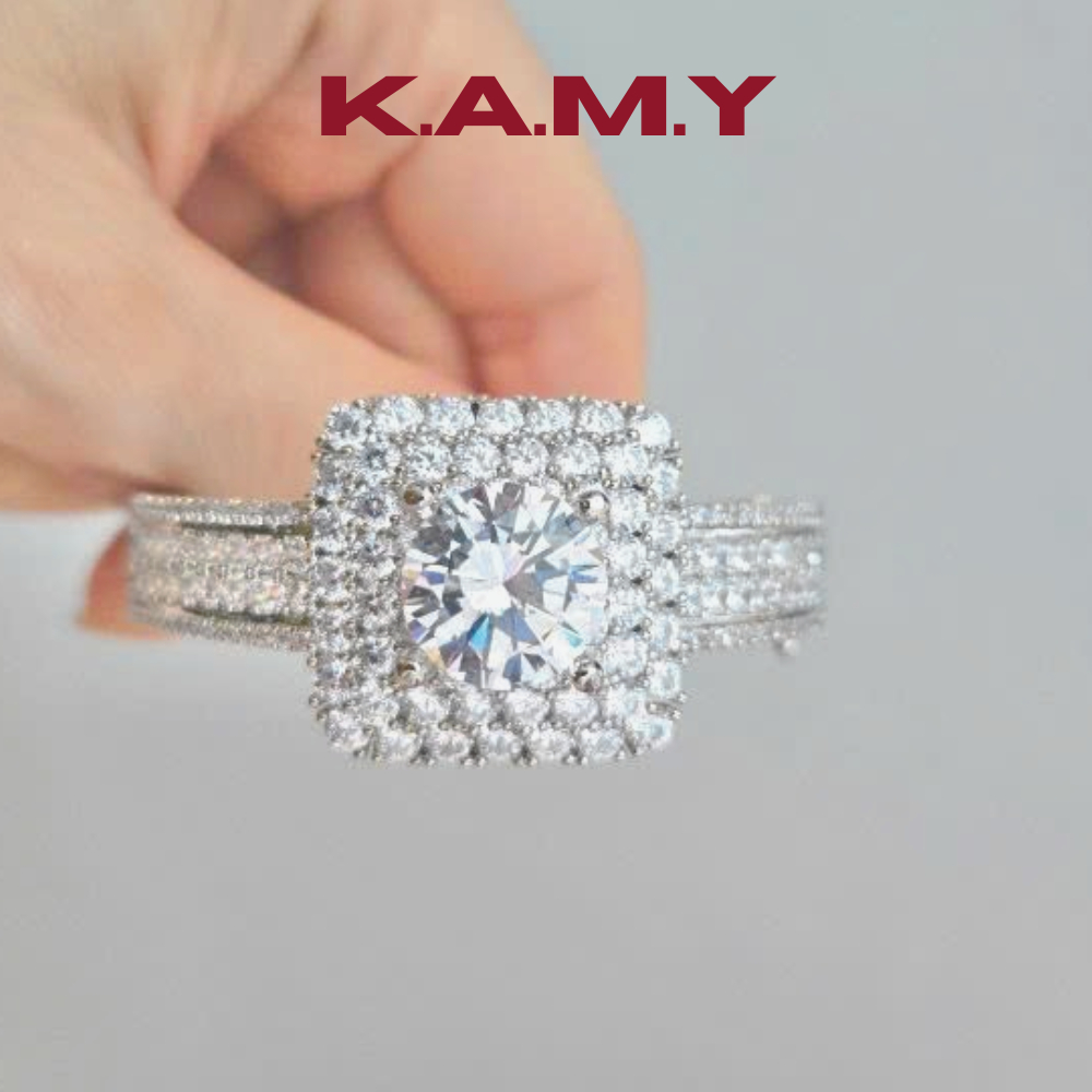 Vòng Tay Nữ Đính Đá CZ Cao Cấp – Mạ Bạch Kim Sang Trọng, Kiểu Đính Đá To Lấp Lánh Như Kim Cương