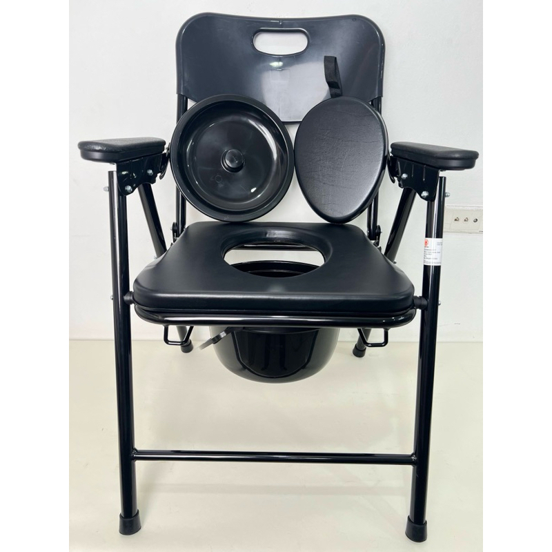 Ghế bô vệ sinh GBM-022 gấp gọn, có đệm ngồi êm, chân chống trơn trượt - Ghế bô cho người già, ghế tắm gội