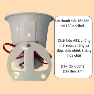 [Chính hãng] Thiết bị Còi hú báo cháy SIREN SI-12V/24V| Phù hợp cho Nhà ở, văn phòng, trường....