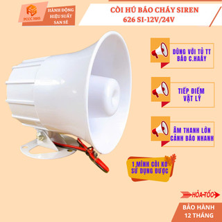 [Chính hãng] Thiết bị Còi hú báo cháy SIREN SI-12V/24V| Phù hợp cho Nhà ở, văn phòng, trường....