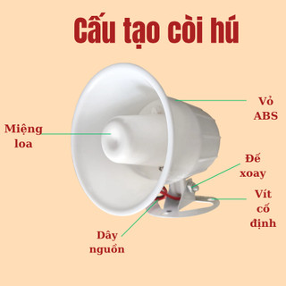 [Chính hãng] Thiết bị Còi hú báo cháy SIREN SI-12V/24V| Phù hợp cho Nhà ở, văn phòng, trường....