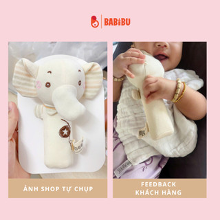 Thú nhồi bông lục lạc Gbee có xúc xắc cho bé