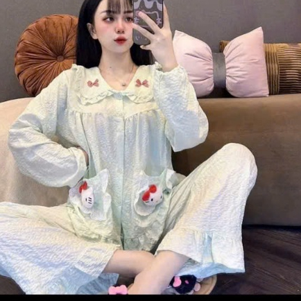 Bộ Mèo Nơ Cổ Bèo Tiểu Thư Dễ Thương - MS A09