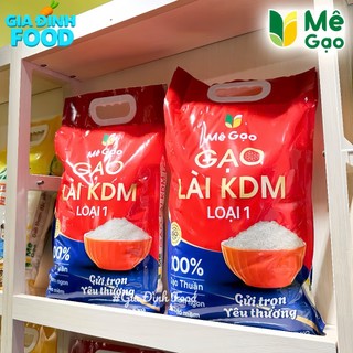 Gạo Lài KDM Loại 1 - Túi 5kg - Thương Hiệu MÊ GẠO - Thơm Nhiều, Dẻo Mềm
