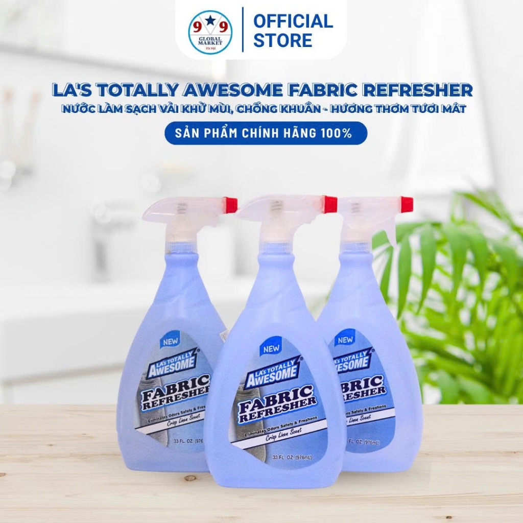 Chất Làm mềm vải - Khử Mùi an toàn - thơm như mới - LA’s Totally Awesome - (976ml)