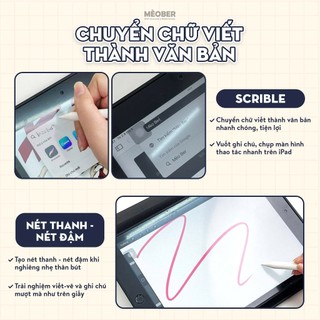 [New 2026] Bút cảm ứng BerPencil Pro Type C dành cho Tablet - Chống chạm nhầm, scribble, chuyển tẩy/ bút by MèoBer