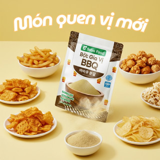 Bột BBQ Soba Food Gói 1Kg Bột BBQ Lắc Snack, Khoai Tây Chiên, Bắp Rang, Gà Viên Chiên - SBBBQ15