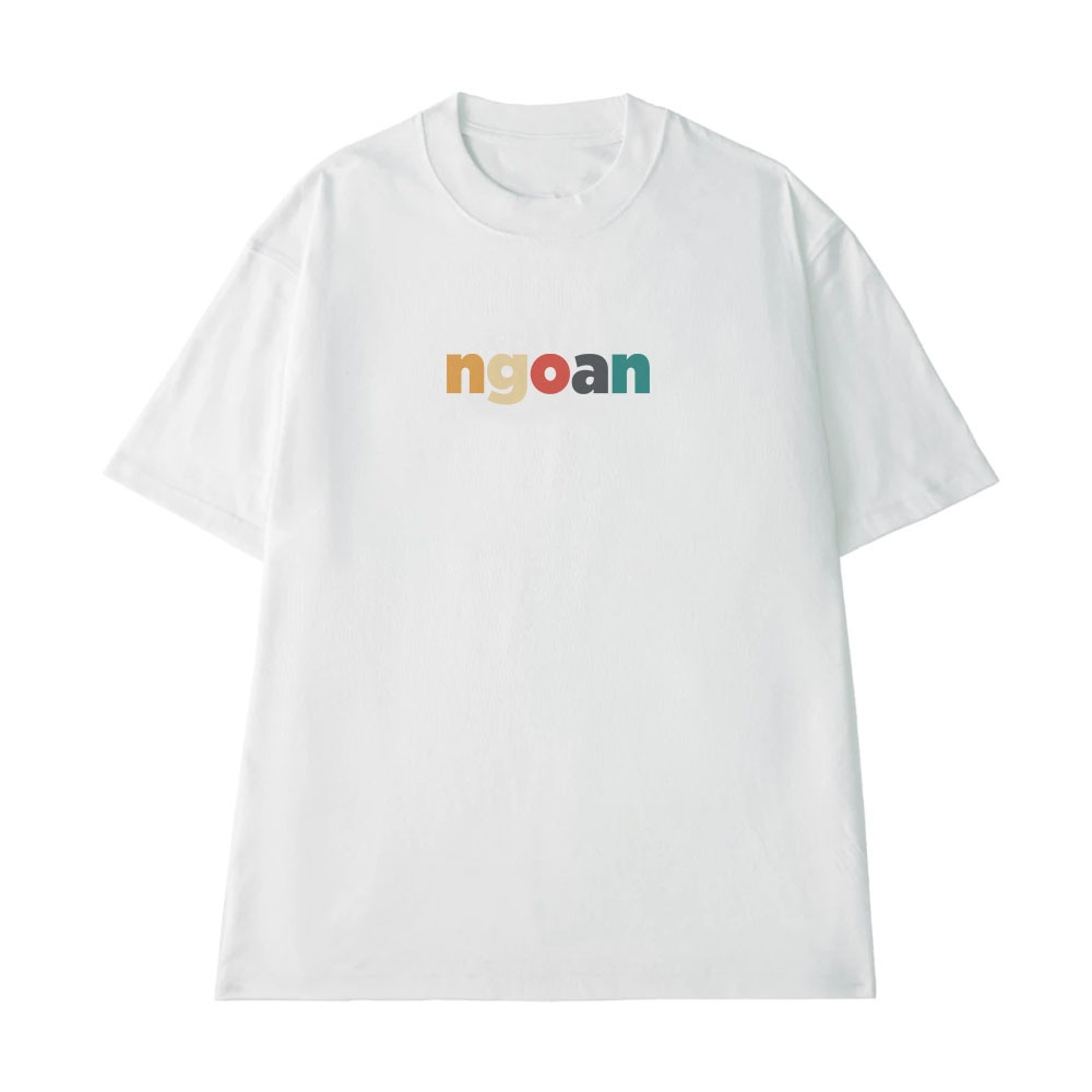 Áo Thun In Chữ Hài Hước Ngon Câu Nói Text Vui Nhộn Dành Cho Nam Nữ Form Rộng Cotton 250gsm
