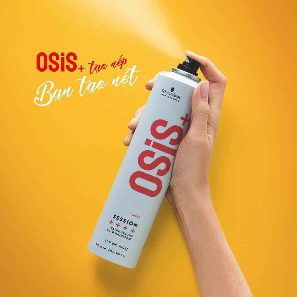 Keo xịt bóng tóc OSiS+ Sparkler Schwarzkopf Professional 300ml