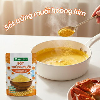 Bột Trứng Muối Soba Food Gói 1kg Làm Bánh Nhân Trứng Chảy, Bánh Bao Hoàng Kim, Da Cá Lắc - SBTM15