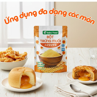 Bột Trứng Muối Soba Food Gói 1kg Làm Bánh Nhân Trứng Chảy, Bánh Bao Hoàng Kim, Da Cá Lắc - SBTM15