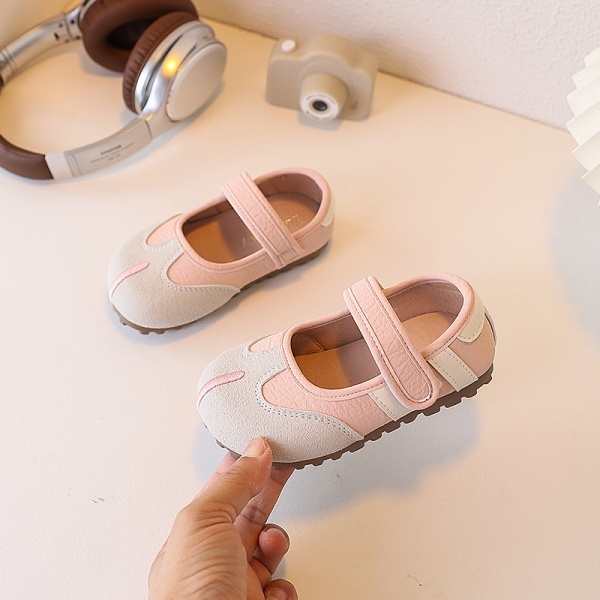 Giày bé gái phiên bản Hàn Quốc của giày búp bê Mary Jane bao đầu công chúa