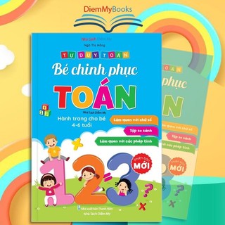 Sách- Bộ 3 Quyển Tập Đánh Vần, Bé Chính Phục Toán Học, Bé Tập Tô Tập Viết Chữ To Hành Trang Vào Lớp 1 Cho Bé 4 5 6 Tuổi