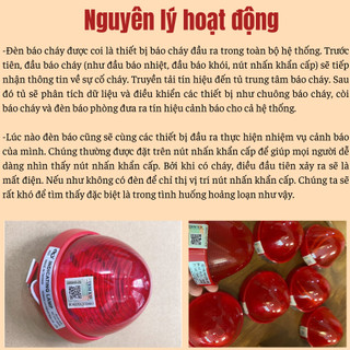[Có kiểm định] Thiết bị đèn báo cháy chỉ thị khu vực HoRing AH-9719 - Tác dụng cảnh báo cháy, nổ ...