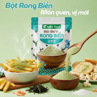Bột Rong Biển Soba Food Gói1kg Rong Biển Tự Nhiên, Lắc Snack, Khoai Tây, Cơm Cháy, Bắp Rang– SBRB15