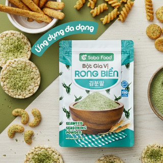 Bột Rong Biển Soba Food Gói1kg Rong Biển Tự Nhiên, Lắc Snack, Khoai Tây, Cơm Cháy, Bắp Rang– SBRB15