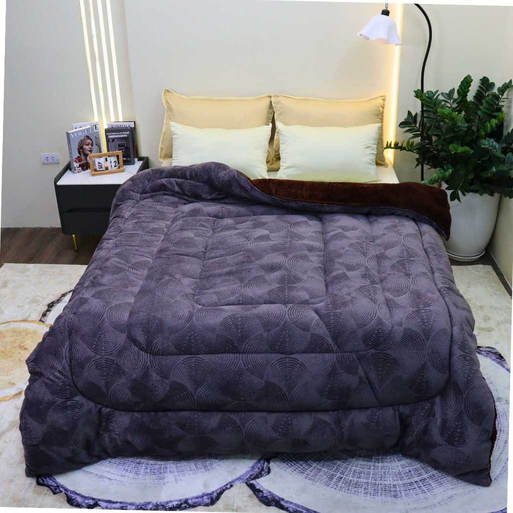 Chăn Lông Thỏ An Như Bedding Siêu Ấm Dày Mịn Cao Cấp 3.8kg , 3 Lớp Chống Xô Bông Chất Lượng Cao