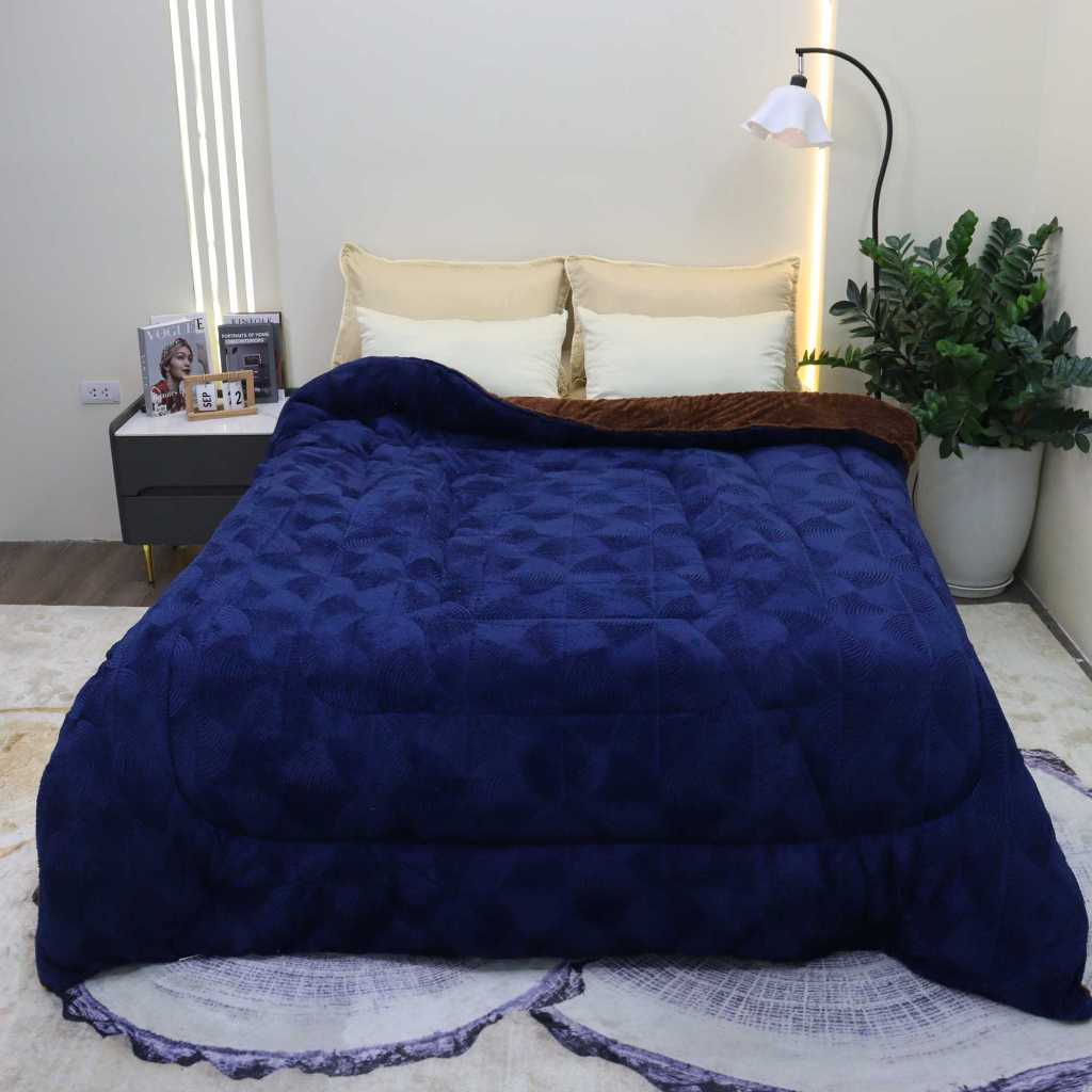 Chăn Lông Thỏ An Như Bedding Siêu Ấm Dày Mịn Cao Cấp 3.8kg , 3 Lớp Chống Xô Bông Chất Lượng Cao