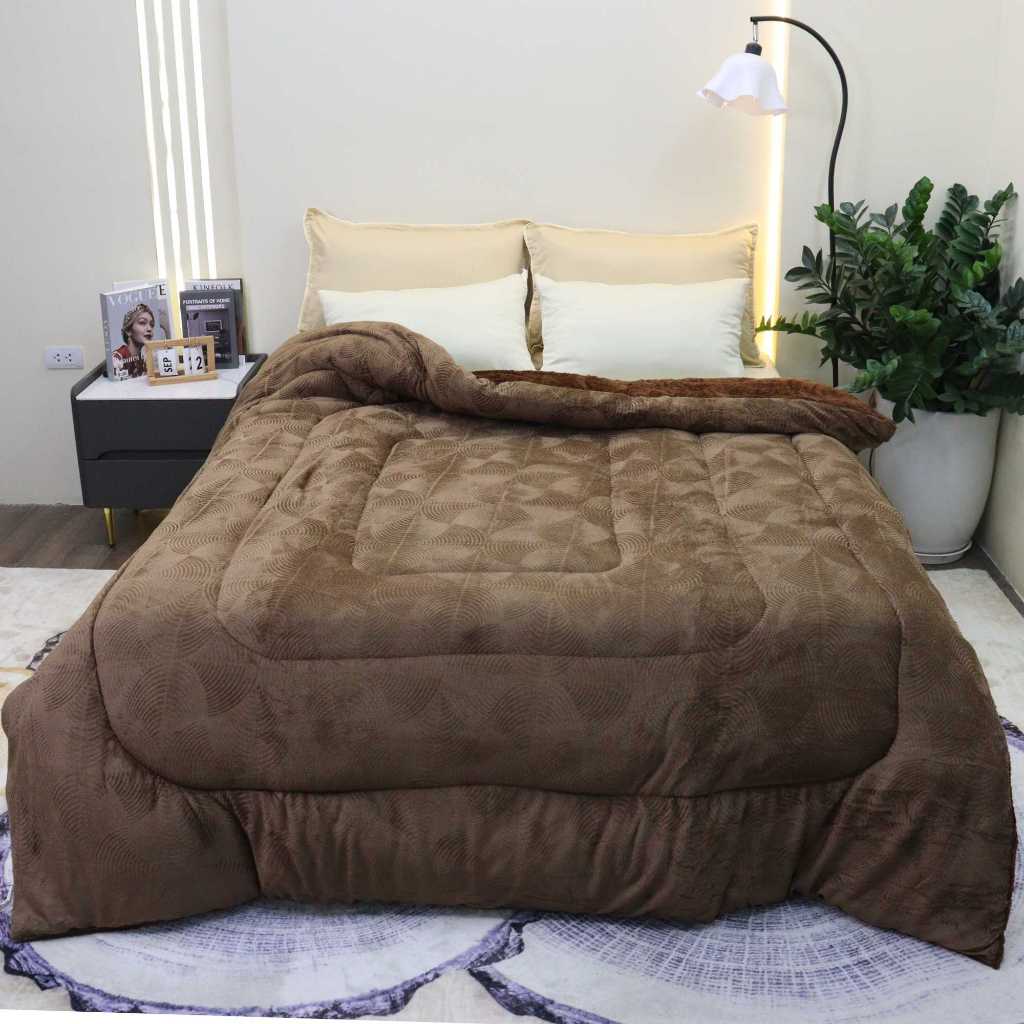 Chăn Lông Thỏ An Như Bedding Siêu Ấm Dày Mịn Cao Cấp 3.8kg , 3 Lớp Chống Xô Bông Chất Lượng Cao