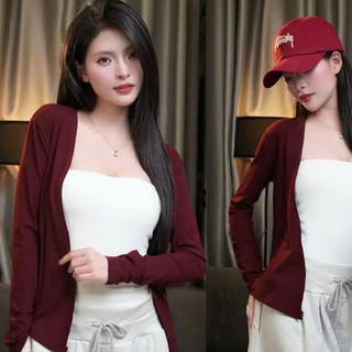 Áo Khoác mỏng nhẹ mềm mại dáng caligan phối đồ thanh lịch tôn dáng