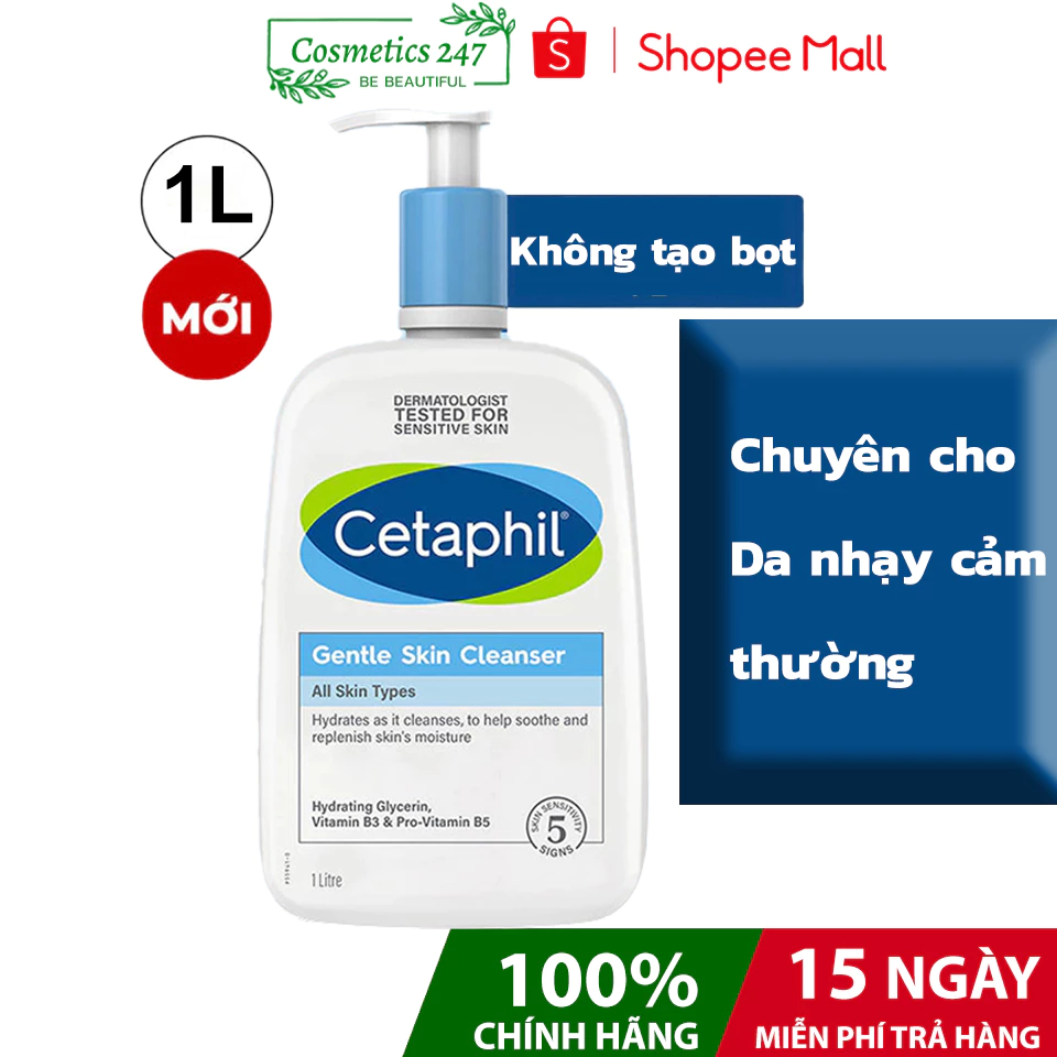 Sữa rửa mặt Cetaphil Gentle Skin Cleanser - sản phẩm chính