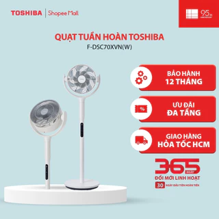Quạt tuần hoàn Toshiba F-DSC70XVN(W) - Bảo hành chính hãng 12 tháng