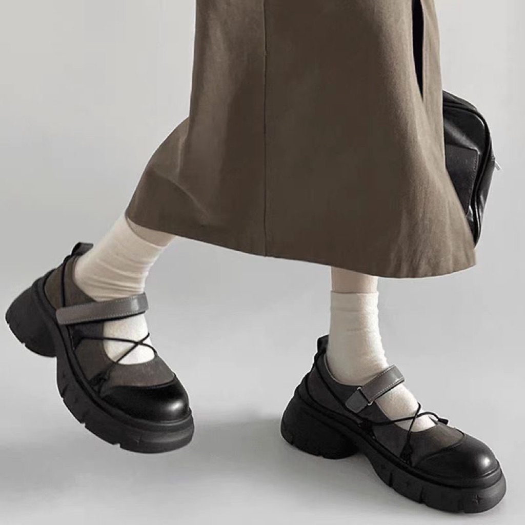 👟 Giày Da Quai Dán Nữ – Phong Cách Trẻ Trung, Năng Động (Size 35–40)