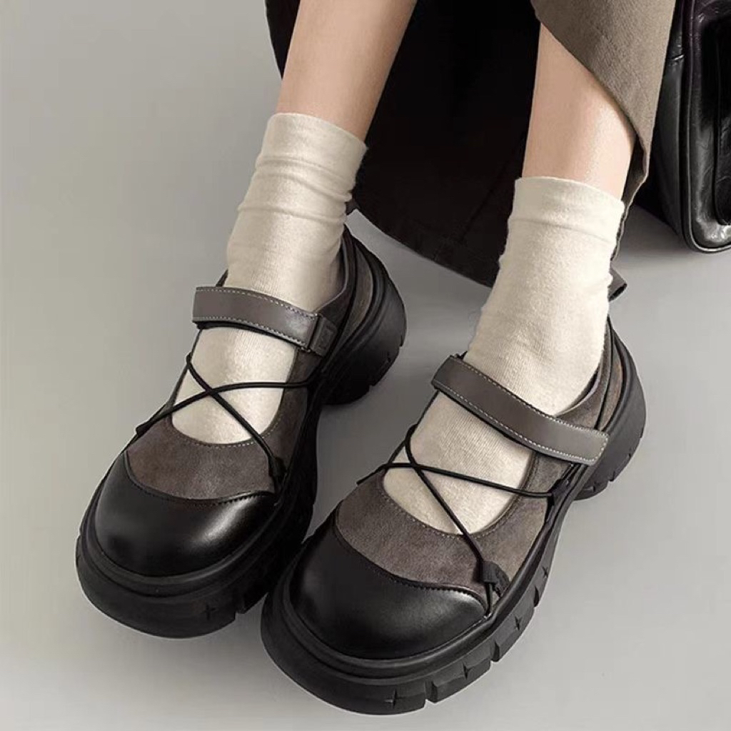 👟 Giày Da Quai Dán Nữ – Phong Cách Trẻ Trung, Năng Động (Size 35–40)