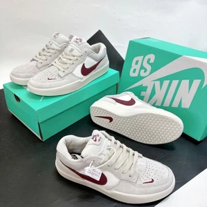 Giày Thể Thao Nike SB Force 58, Giày Sneaker SB Force 58 Vạch Đỏ Mận Hot 2024 Full Box Bill