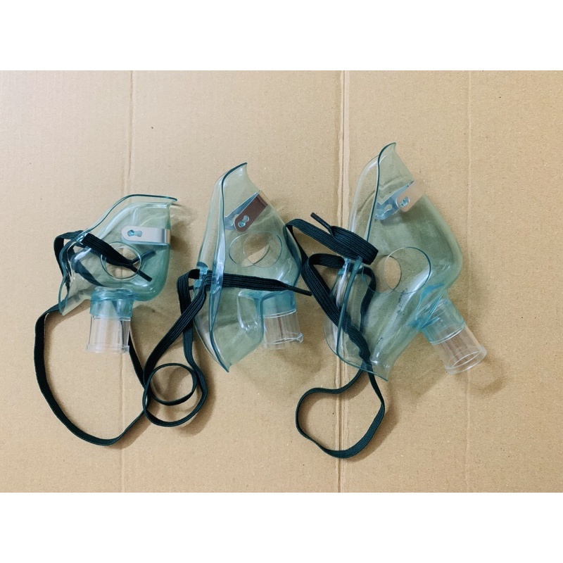 Bộ phụ kiện cho các loại máy xông khí dung, mũi họng người lớn/trẻ em - Bộ mask thở khí dung - Bầu xông khí dung