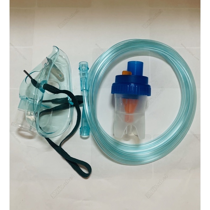 Bộ phụ kiện cho các loại máy xông khí dung, mũi họng người lớn/trẻ em - Bộ mask thở khí dung - Bầu xông khí dung