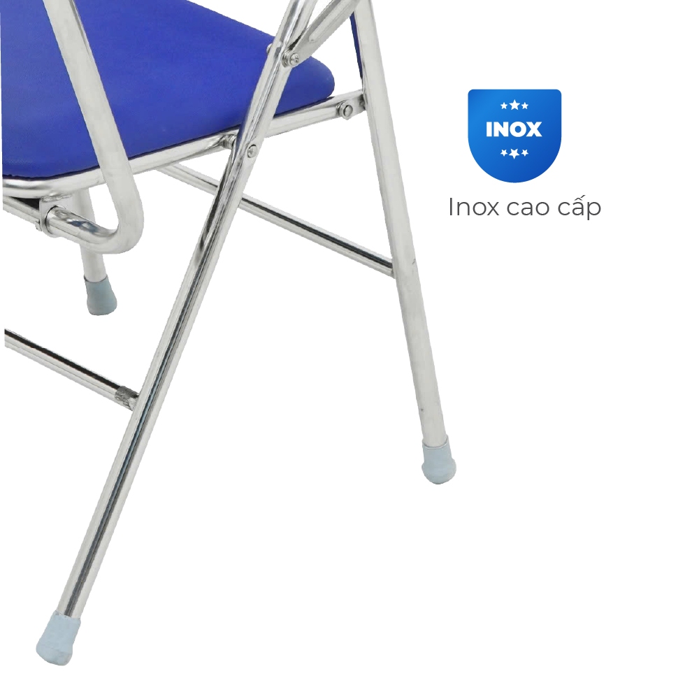 Ghế liền bàn gấp gọn Felix QUI PHÚC, khung inox chắc chắn, đệm ngồi dày dặn, ghế hội trường, ghế training