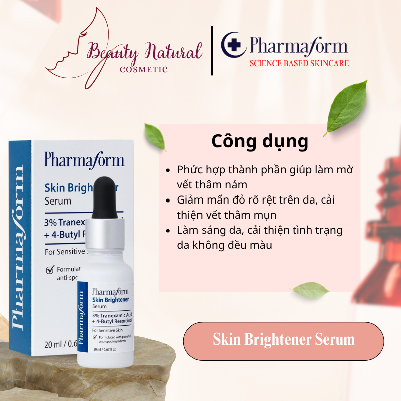 [Pharmaform] Tinh Chất Pharmaform Skin Brightener Serum 3% Tranexamic ...