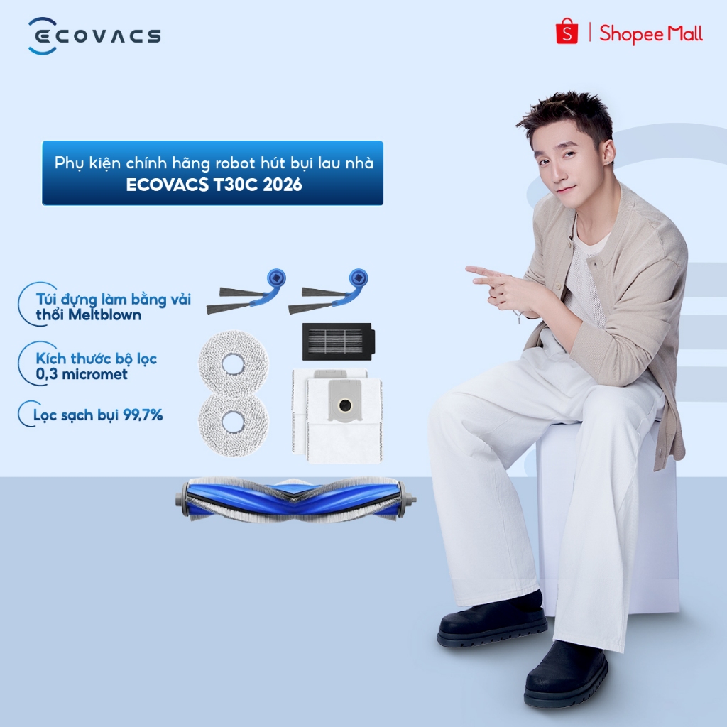 Bộ phụ kiện Ecovacs T30C 2026