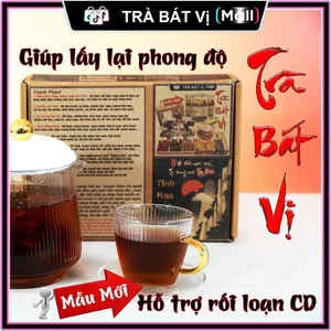 Trà Bát Vị Cổ Truyền – 8 Thảo Dược Quý Giúp Hỗ Trợ Bổ Thận Tráng Dương, Mát Gan, Ăn Ngon Ngủ Sâu [Hộp 30 Gói]