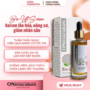 Serum chống lão hóa ONmacabim Bio-Lift Serum 30ml, 100ml, Nâng cơ & Giảm nhăn sâu Chính Hãng