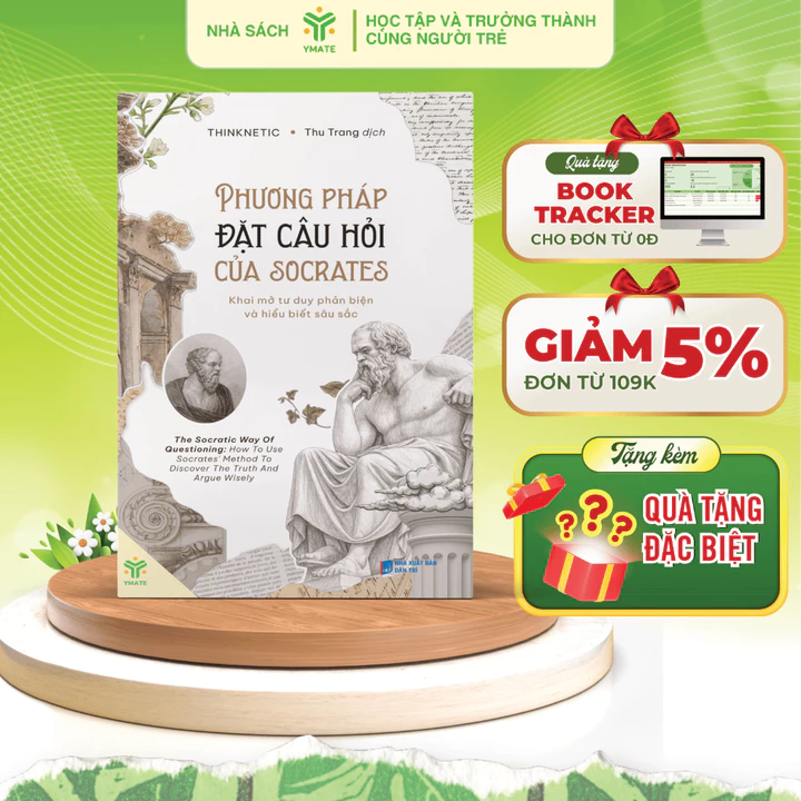 Sách - Tư Duy Phản Biện - Phương Pháp Đặt Câu Hỏi Của Socrates - Sách Hay - YMATE Books