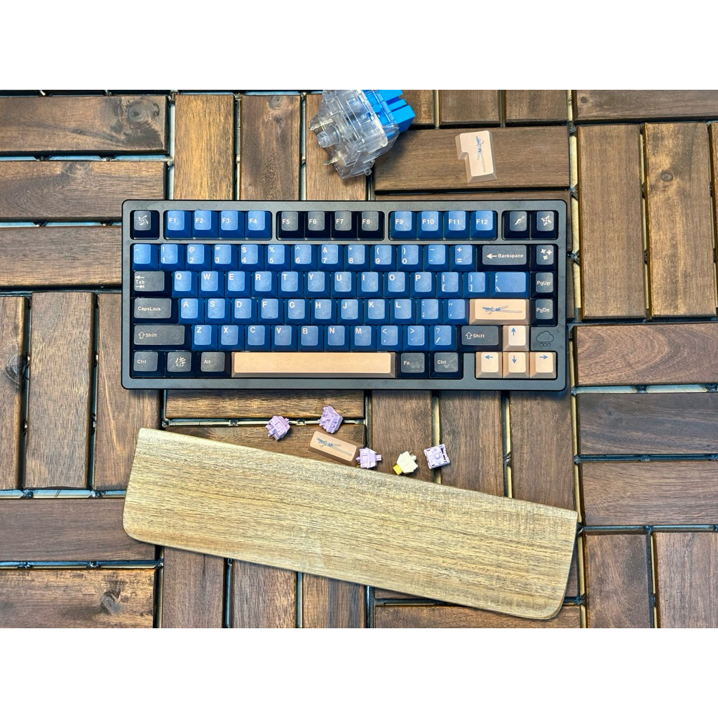 Bàn phím cơ RAINY75 Kết Nối 3 Mode, Full Nhôm, Led RGB,  BẢO HÀNH 12 THÁNG đã mod tại tungcustom | BigBuy360 - bigbuy360.vn
