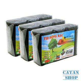 (HÀNG CHUẨN) Set 3 cuộn túi rác 1KG EIG siêu dai, Túi rác sinh học tự phân hủy thân thiện môi trường