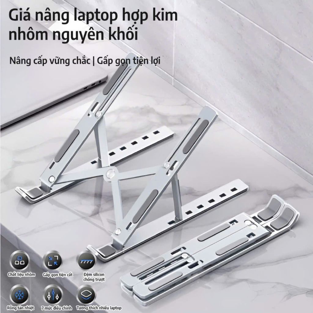 Giá đỡ laptop,máy tính bảng X18 ,18inch dễ gấp gọn dễ dàng điều chỉnh.