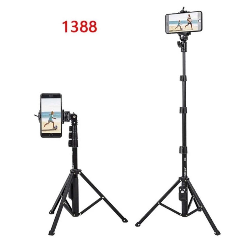 Gậy chụp ảnh selfie kiêm tripod Yunteng VCT-1388 cho smartphone máy ảnh.