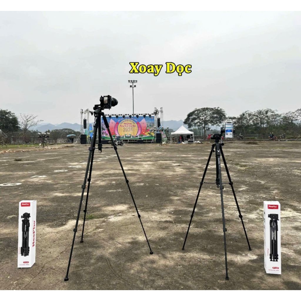 Tripod Máy Ảnh Cao Cấp NeePho 8830 Chắc Chắn, Cứng Cáp, Dùng Cho Cả Điện Thoại