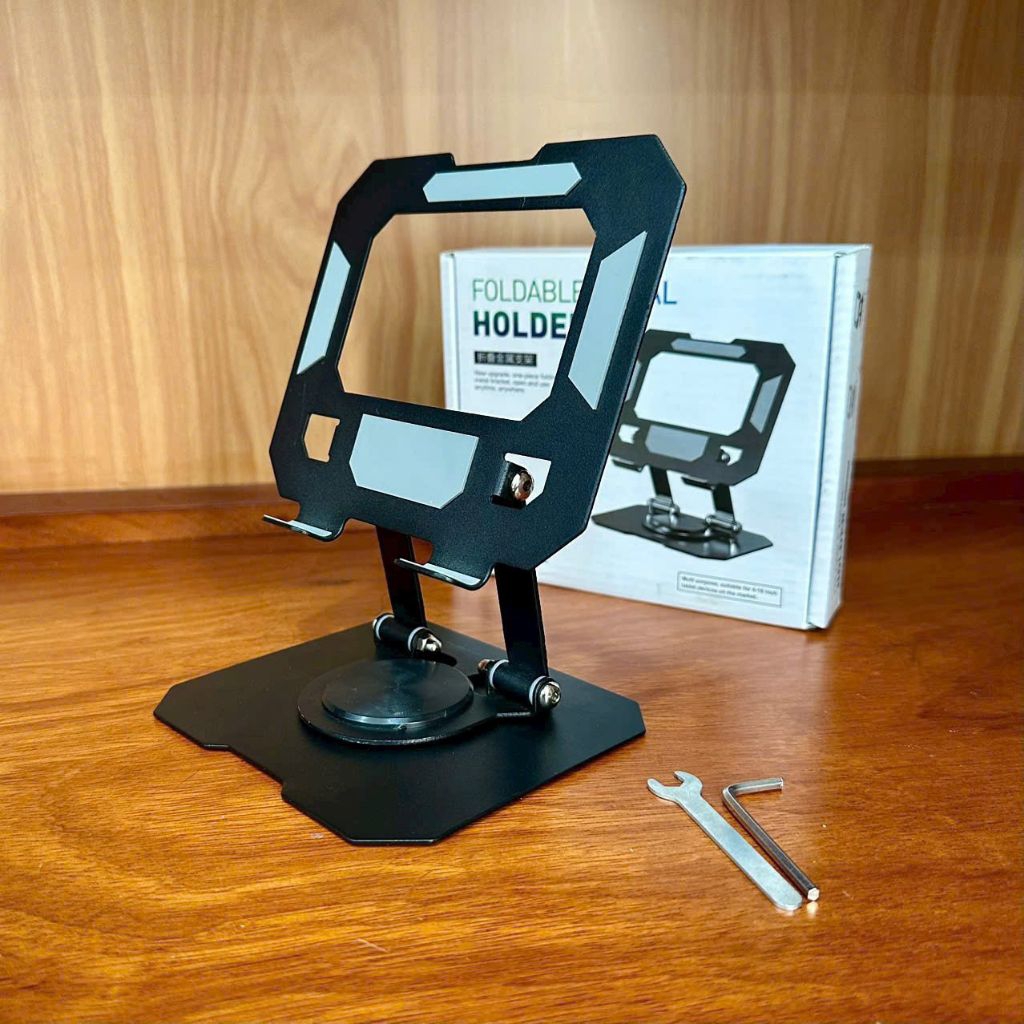 Giá đỡ điện thoại máy tính bảng p2,xoay 360 độ hợp kin nhôm.