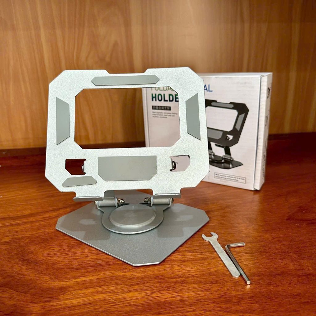 Giá đỡ điện thoại máy tính bảng p2,xoay 360 độ hợp kin nhôm.