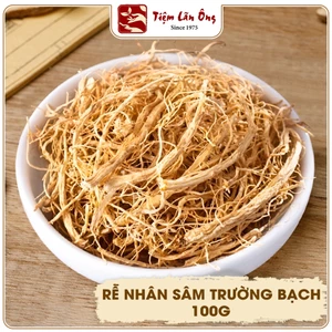 Rễ nhân sâm Trường Bạch 100g, rễ sâm núi sấy khô, dùng pha trà, hầm canh - Tiệm Lãn Ông