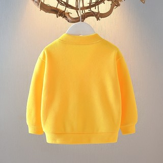 Áo khoác cardigan len dệt kim bé gái đính hoa trắng D1206