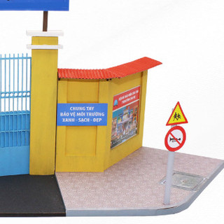 Mô hình gỗ tự lắp ráp DIY- Thế Giới Tí Hon- HỒI ỨC MÁI TRƯỜNG XƯA- GP02