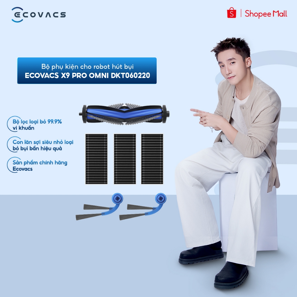 Bộ phụ kiện Ecovacs X9 PRO OMNI DKT060220