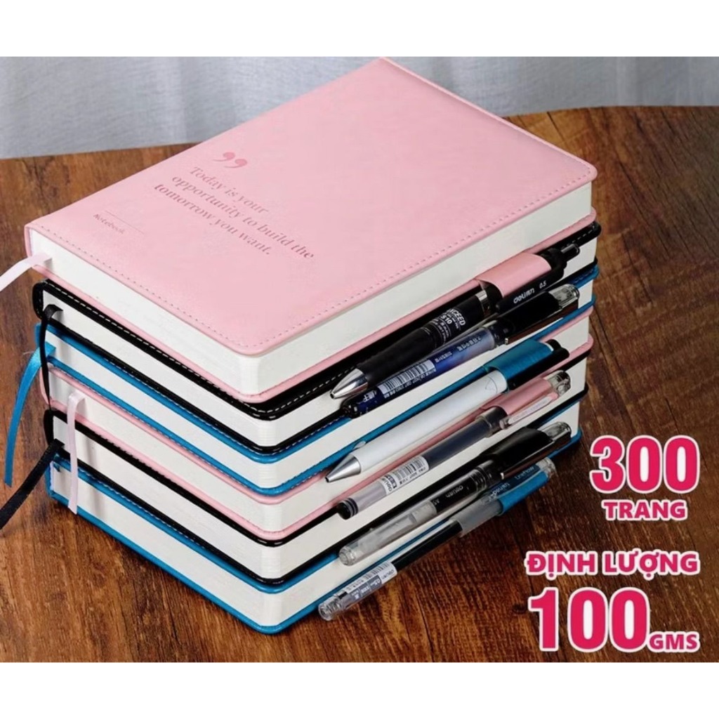 Sổ Tay Bìa Da Deli A5/A6 – Sổ Da Kẻ Ngang 300 Trang, Giấy Dày Chống Nước Cao Cấp – Sổ Ghi Chép Kế Hoạch, Sổ Planner
